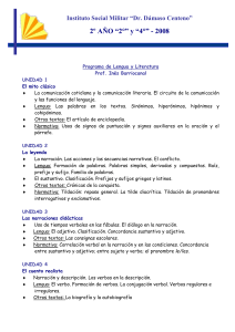 Programa de Lengua y Literatura