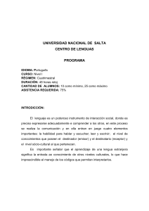 Nivel 1 - Universidad Nacional de Salta