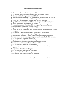 Segundo cuestionario bioquímica