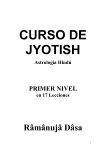 Ramanuja Dasa - Curso De Jyotish Astrologia