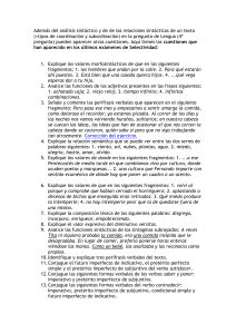 Además del análisis sintáctico y de de las relaciones sintácticas de
