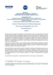 Comercio Internacional y Pobreza