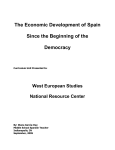 The Economical Development of Spain