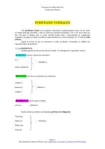 perífrasis verbales