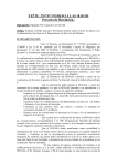 Proyecto de Resolución - Cámara de Diputados de la Provincia de
