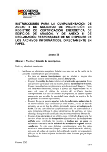instrucciones para la cumplimentaci&oacute;n de anexo ii de solicitud de