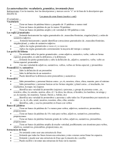 Pasos de crear frases (escito)