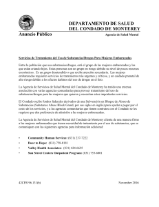 DEPARTAMENTO DE SALUD DEL CONDADO DE MONTEREY