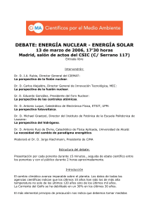 debate: energía nuclear