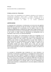 TITULO EDUCACION PARA LA DEMOCRACIA FORMULACION