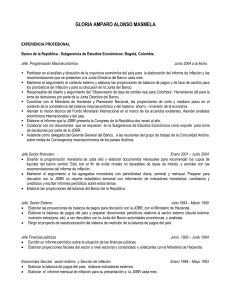 gloria alonso m - Universidad del Rosario