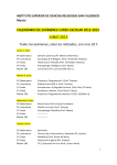 Horario Exámenes Junio2013 - Instituto Superior de Ciencias