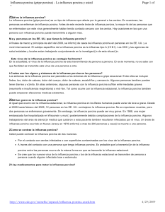 ZQue es la influenza porcina? La influenza porcina (gripe porcina