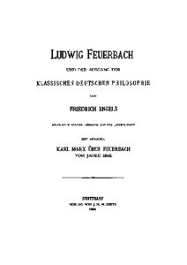 Engels_ludvwig feuerbach y el fin de la filosofia clasica alemana