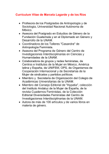 Currículum Vitae de Marcela Lagarde y de los Ríos