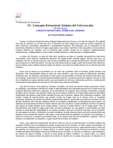 15 - Concepto Estructural Atómico del Universo