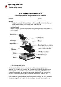 MICROSCOPIO OPTICO