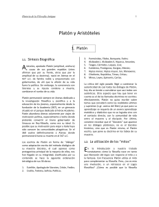 Sintesis Platón y Aristóteles
