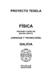 Programación Tesela Física 2º Bach. Galicia