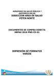 ministerio de salud pública y asistencia social