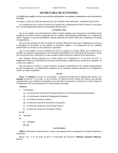 Viernes 8 de febrero de 2013 DIARIO OFICIAL (Primera Sección