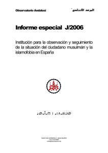 Barómetro J-06 - Observatorio Andalusí