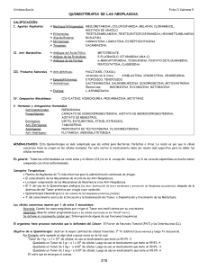 Quimioterapia de las neoplasias