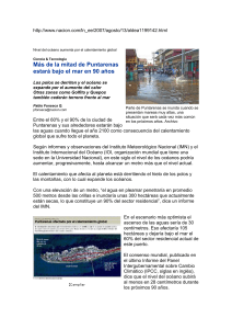 MAS DE LA MITAD DE PUNTARENAS ESTARA BAJO EL MAR