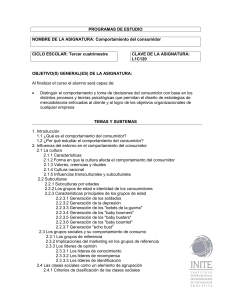 Comportamiento del consumidor y fidelización del cliente