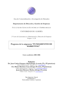 Programa de la asignatura