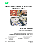 MANEJO POSTCOSECHA DE PRODUCTOS AGROINDUSTRIALES
