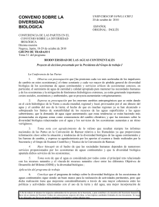 biodiversidad de las aguas continentales