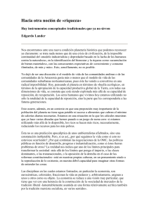 Hacia otra noción de riqueza.