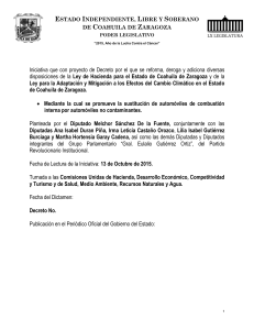 13 de Octubre de 2015 - Congreso del Estado de Coahuila