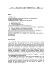ANALOGIAS ELECTROMECANICAS