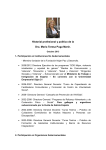 Historial profesional y político de la Dra. María Teresa Puga Marín