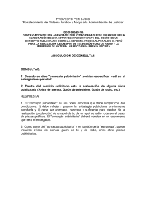 Absolución de consultas SDC 008