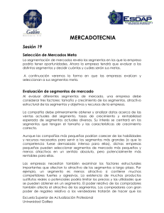 Selección de Mercados Meta