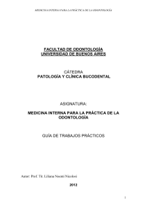 medicina interna - Facultad de Odontologia - UBA