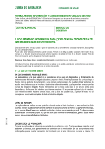formulario de información y consentimiento informado escrito