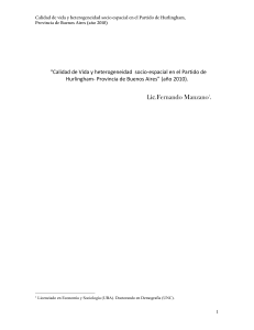 Cuadro 3.4: Desigualdad, heterogeneidad y cobertura de los