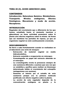 TEMA 28 (II): ÁCIDO ABSCÍSICO (ABA)