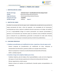 perfil del cargo - Universidad Católica de Temuco