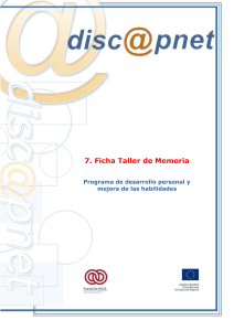 Ficha de Taller de Memoria