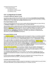 I.2.C. La pregunta por la muerte