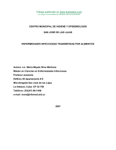Enfermedades Infecciosas transmitidas por