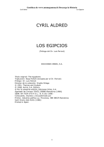 Aldred, Cyril – Los Egipcios - Historia, Geografía y Ciencias Sociales