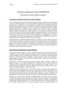 Propuesta para Subgrupo de Trabajo 6 del MERCOSUR
