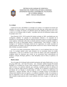 REPÚBLICA BOLIVARIANA DE VENEZUELA MINISTERIO DEL