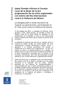 Notas de Prensa del Ayuntamiento de Jerez